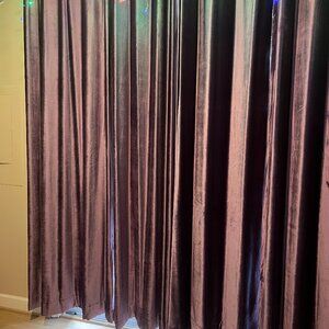 Velvet blackout curtain panels - 4